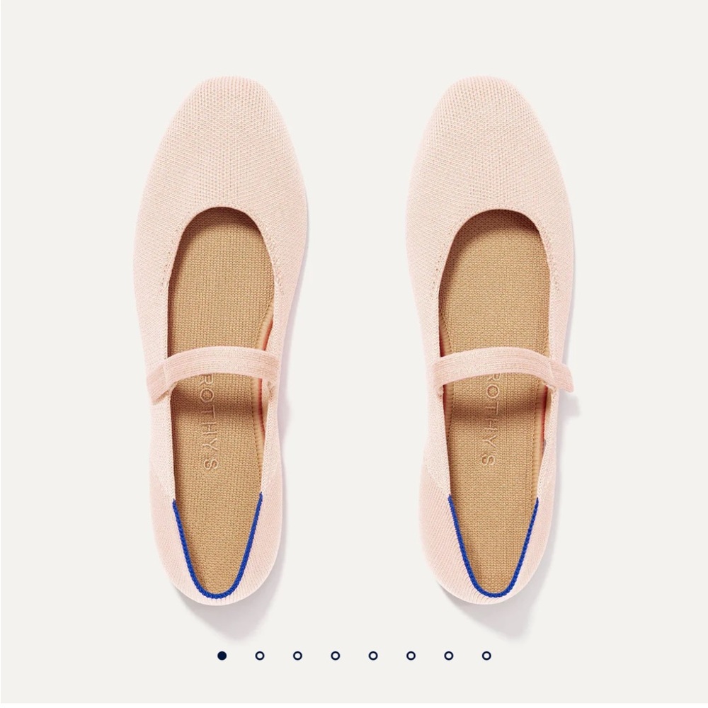 Rothy’s Square Mary Jane flat in bubbly pink